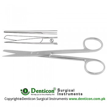 Deaver Opearting Scissor Straight - Sharp/Blunt Stainless Steel, 14 cm - 5 1/2"